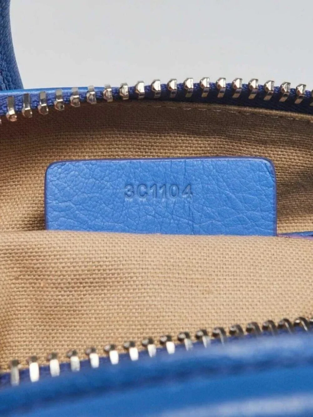 Givenchy Blue Sugar Goatskin Leather Mini Antigona Bag - Picture 11 of 12